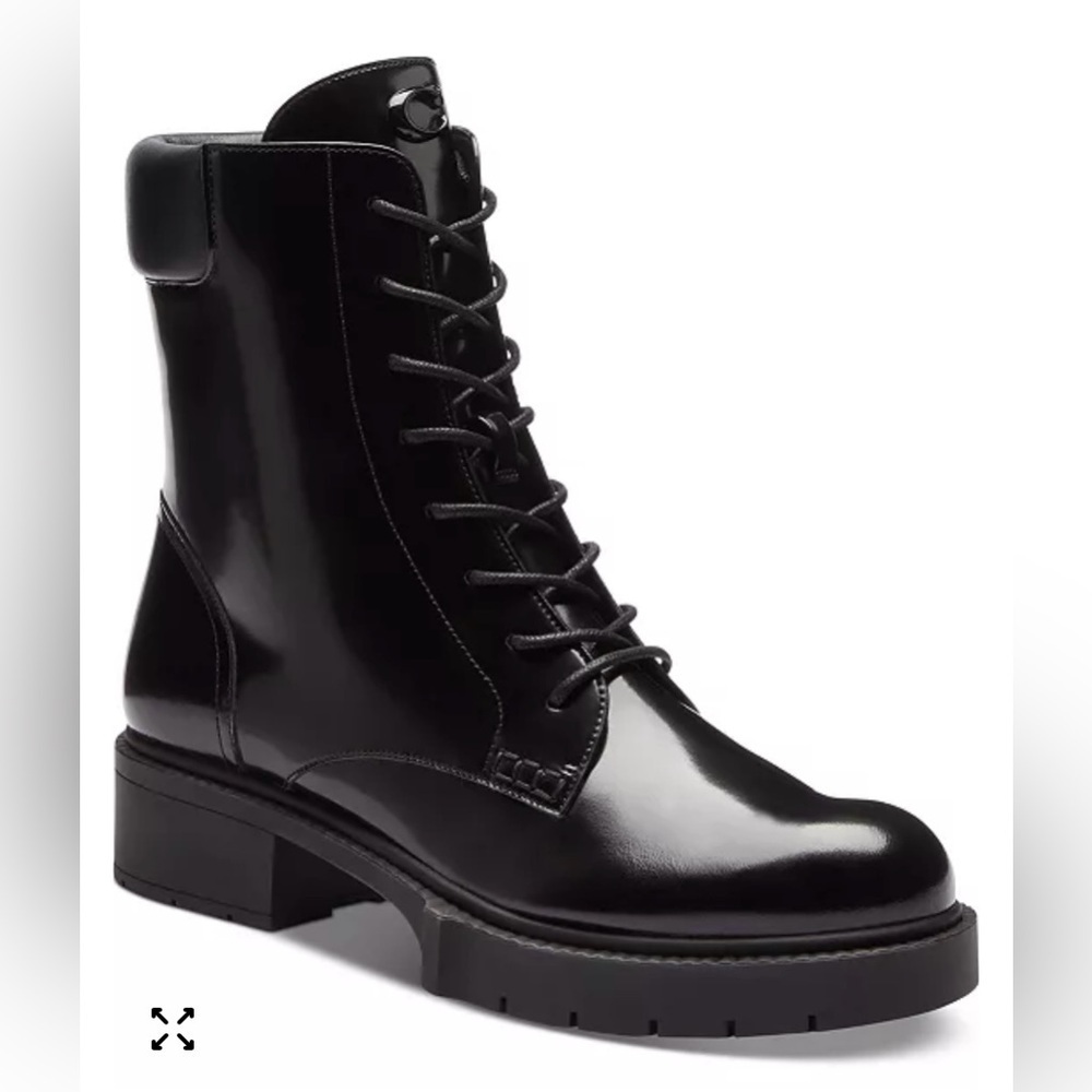 New COACH
Women's Leighton Leather Booties 8